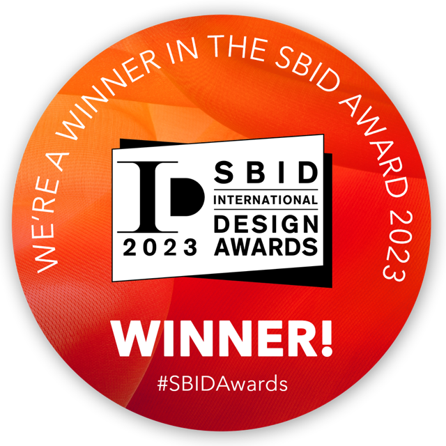 SBID Design Winner Badge